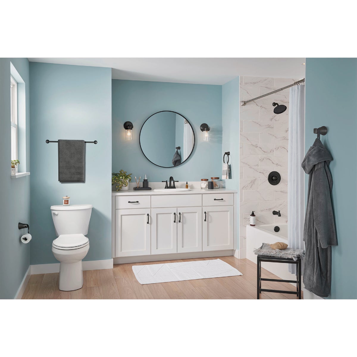 American Standard Glenmere Matte Black 2-Handle Lever 4 In. Centerset Bathroom Faucet with Pop-Up Image 2