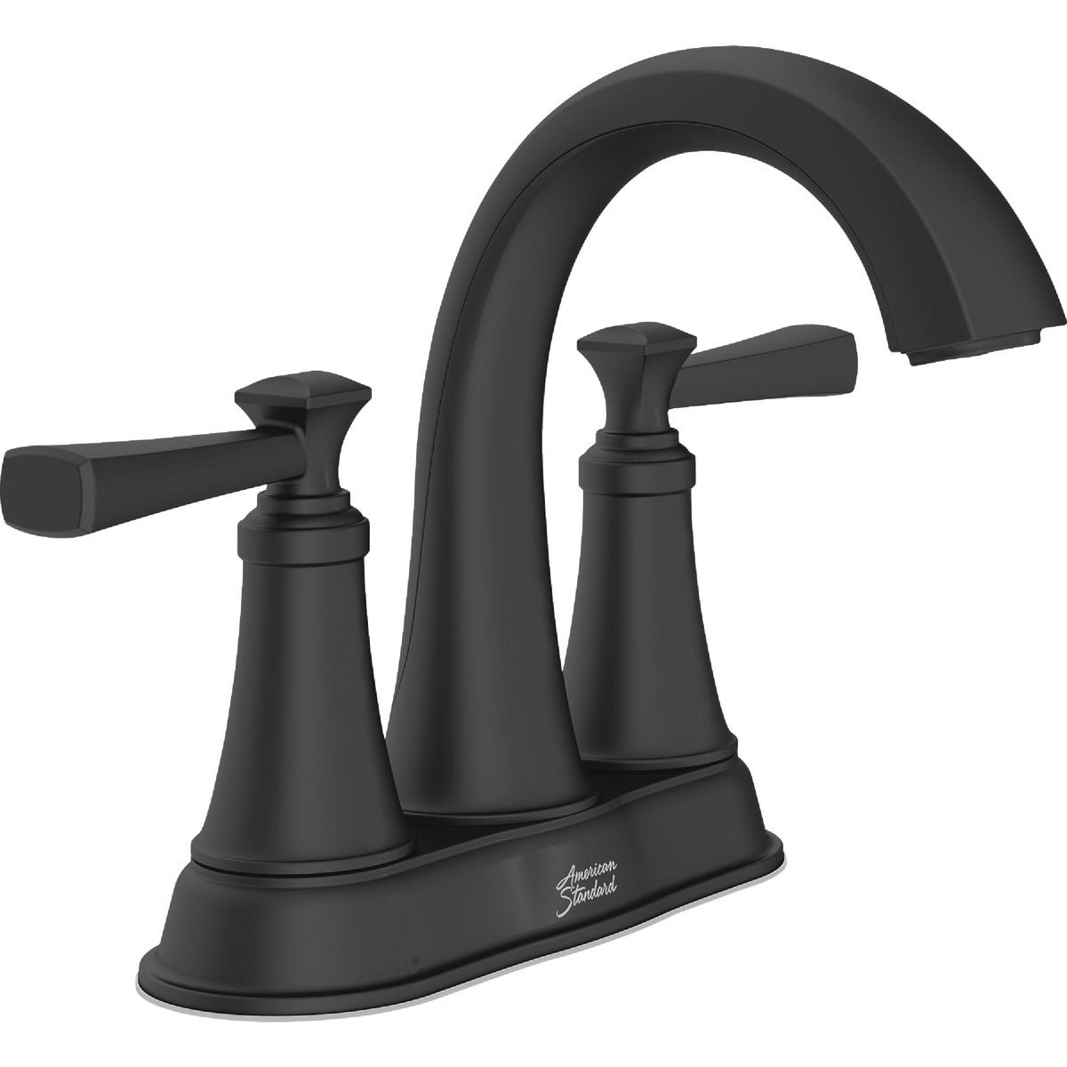 American Standard Glenmere Matte Black 2-Handle Lever 4 In. Centerset Bathroom Faucet with Pop-Up