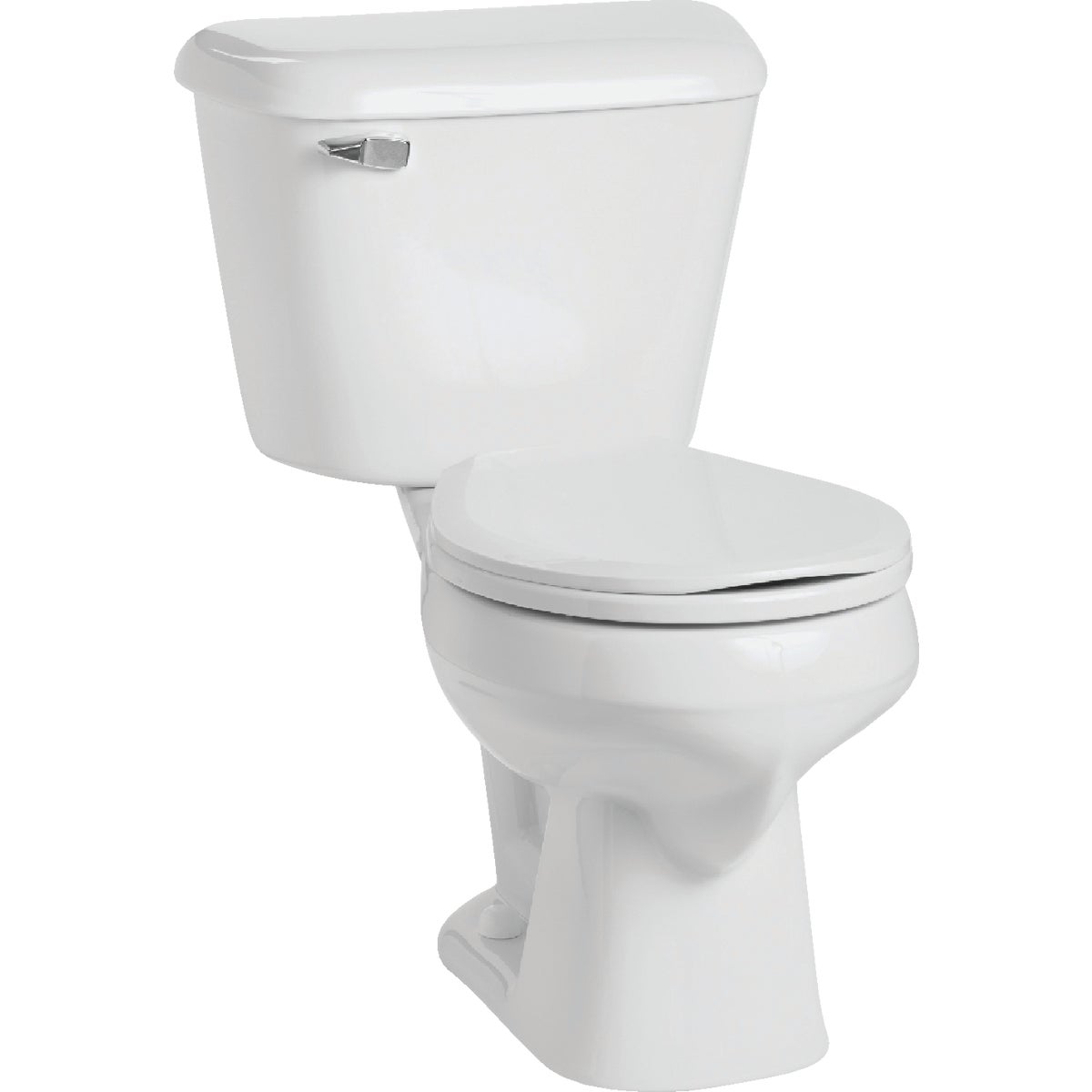 Mansfield Pro-Fit 1 White Round Bowl 1.6 GPF Complete Toilet Image 6
