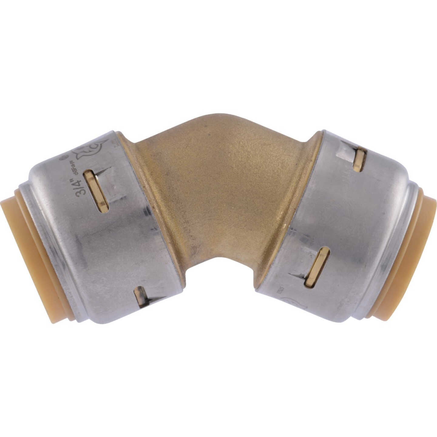 SharkBite 3/4 In. x 3/4 In. 45 Deg. Push-to-Connect Brass Elbow (1/8 Bend) Image 7