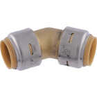 SharkBite 3/4 In. x 3/4 In. 45 Deg. Push-to-Connect Brass Elbow (1/8 Bend) Image 1