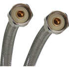 Fluidmaster Fits-All 16 In. L. Stainless Steel Faucet Connector Image 1