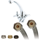 Fluidmaster Fits-All 20 In. L. Stainless Steel Faucet Connector Image 5