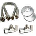 dahl Faucet/Lavatory Supply Kit with 2 Angle Valves Image 1