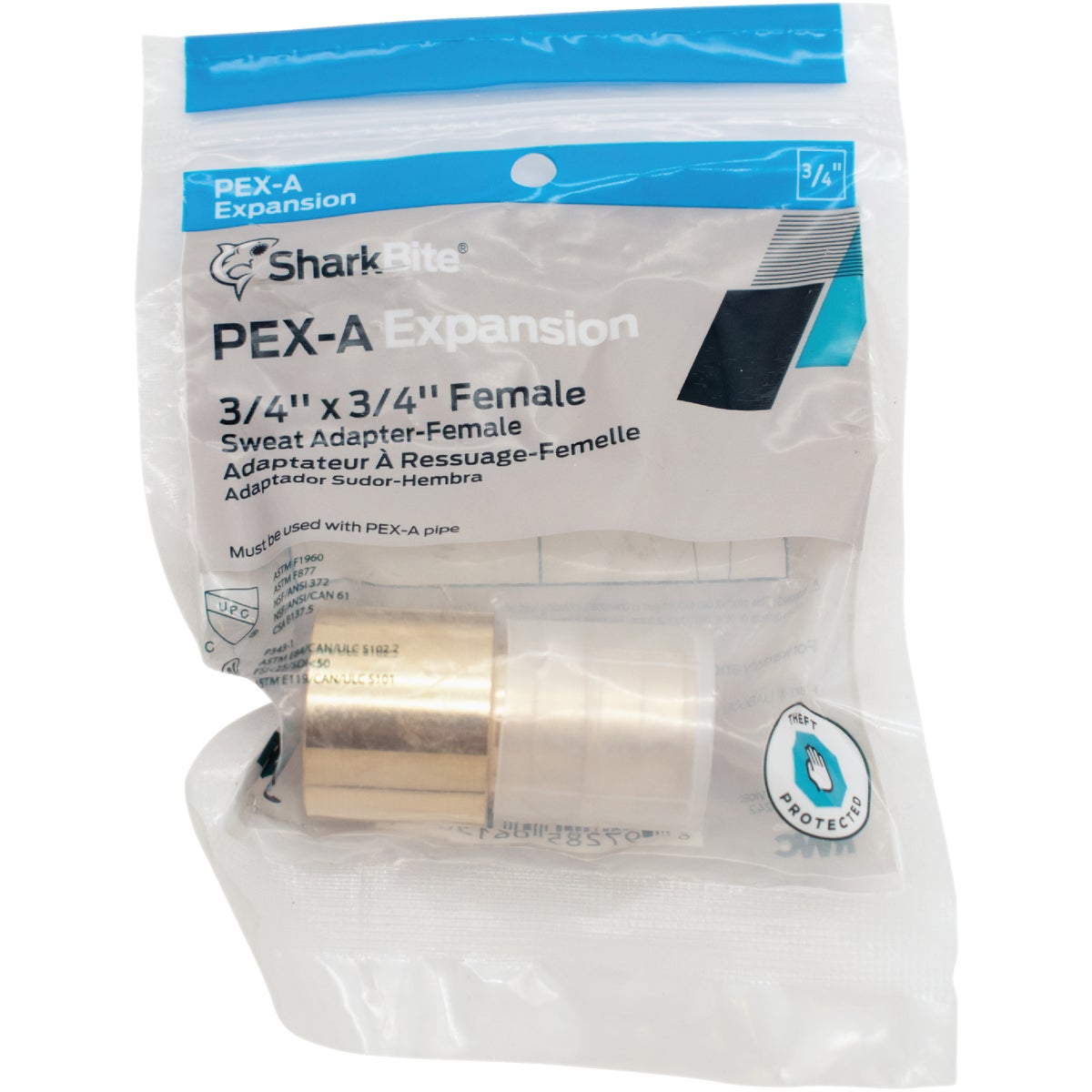SharkBite PEX-A Brass 3/4 In. x 3/4 In. FSWT Sweat Adapter Image 2
