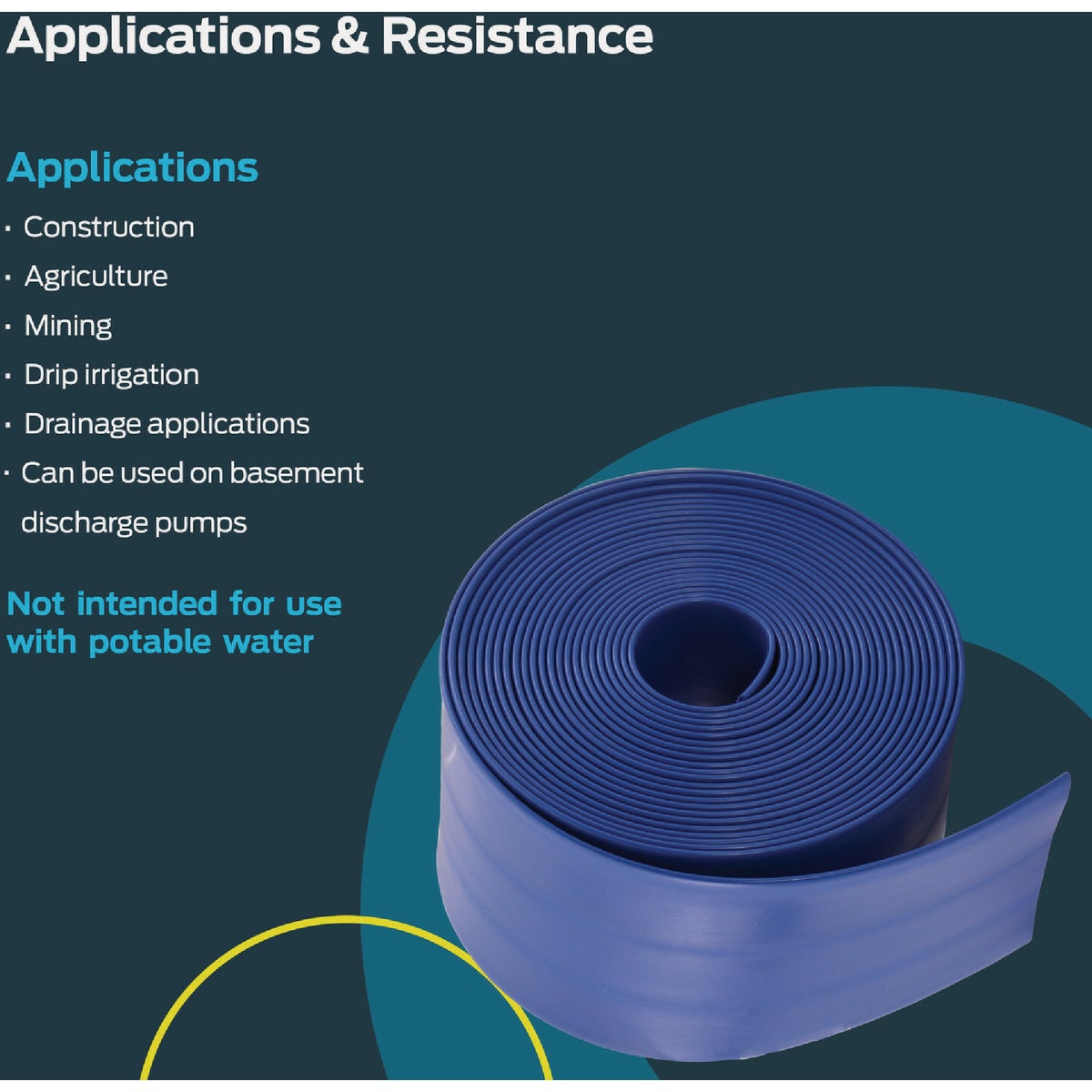 EZ-Flo 30 Ft. x 2 In. ID Flat Discharge Hose Image 5