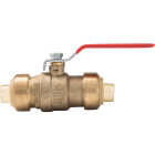 Brass 1 In. PF x 1 In. PF Brass Ball Valve Image 2