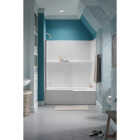 Sterling Traverse 60-1/8 In. L x 31-1/4 In. W X 58-1/4 In. H 4-Piece Tub & Shower Wall Set in White Image 2