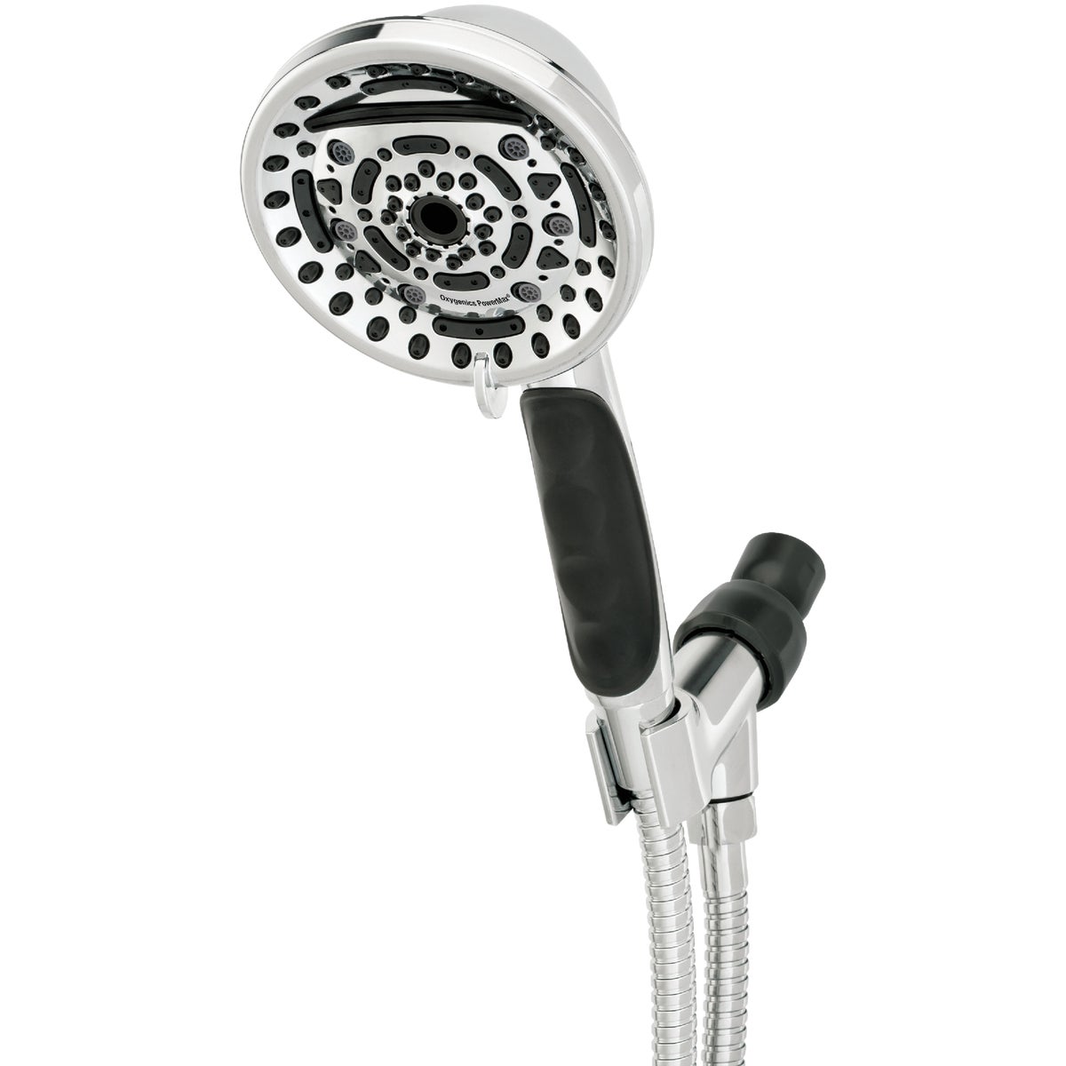 Oxygenics PowerMax 9-Spray 1.8 GPM Handheld Shower Head, Chrome