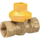 ProLine 1 In. FIP x 1 In. FIP Brass Gas Ball Valve, 1-Piece Body Image 1