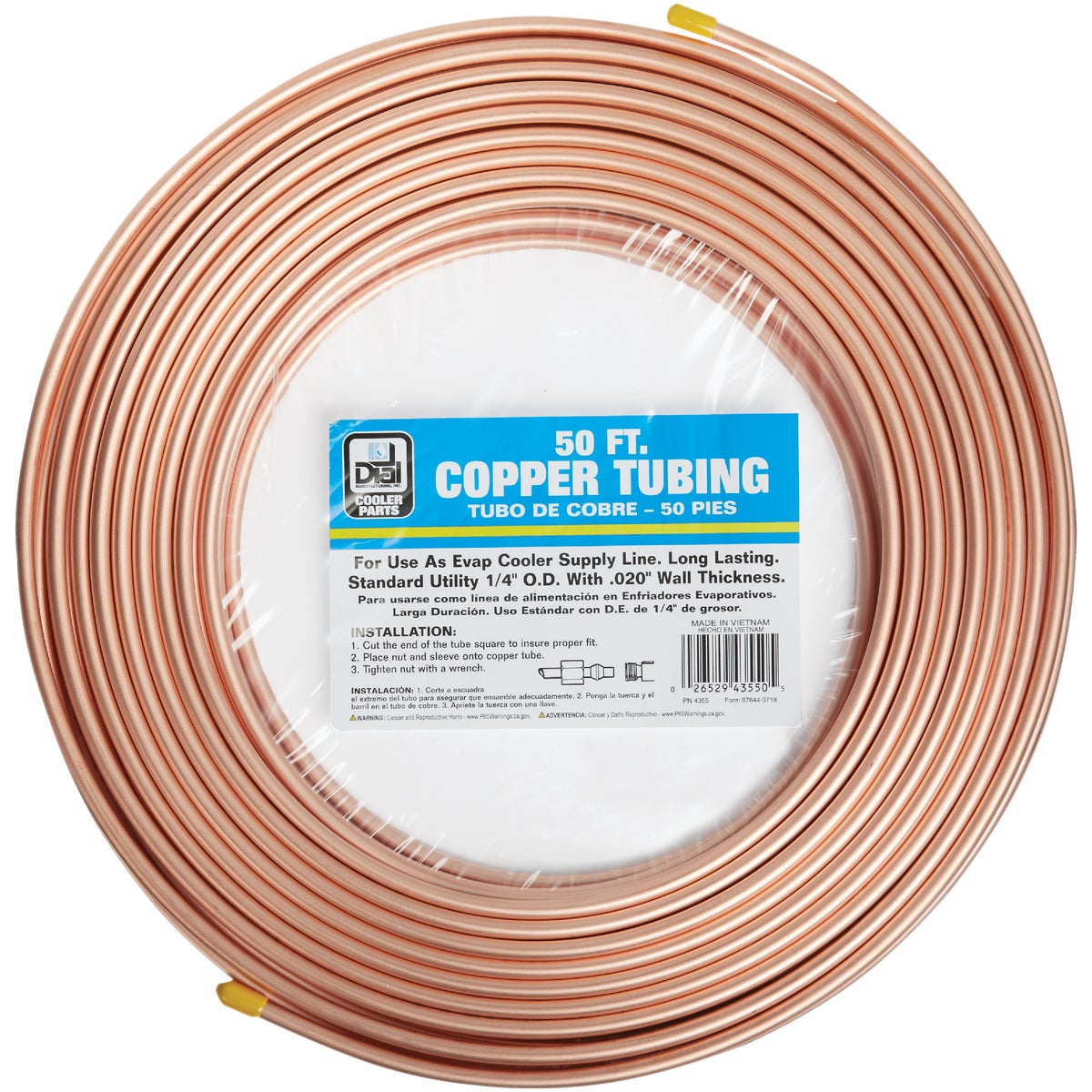 Dial 1/4 In. OD x 50 Ft. L Copper Tubing Image 1