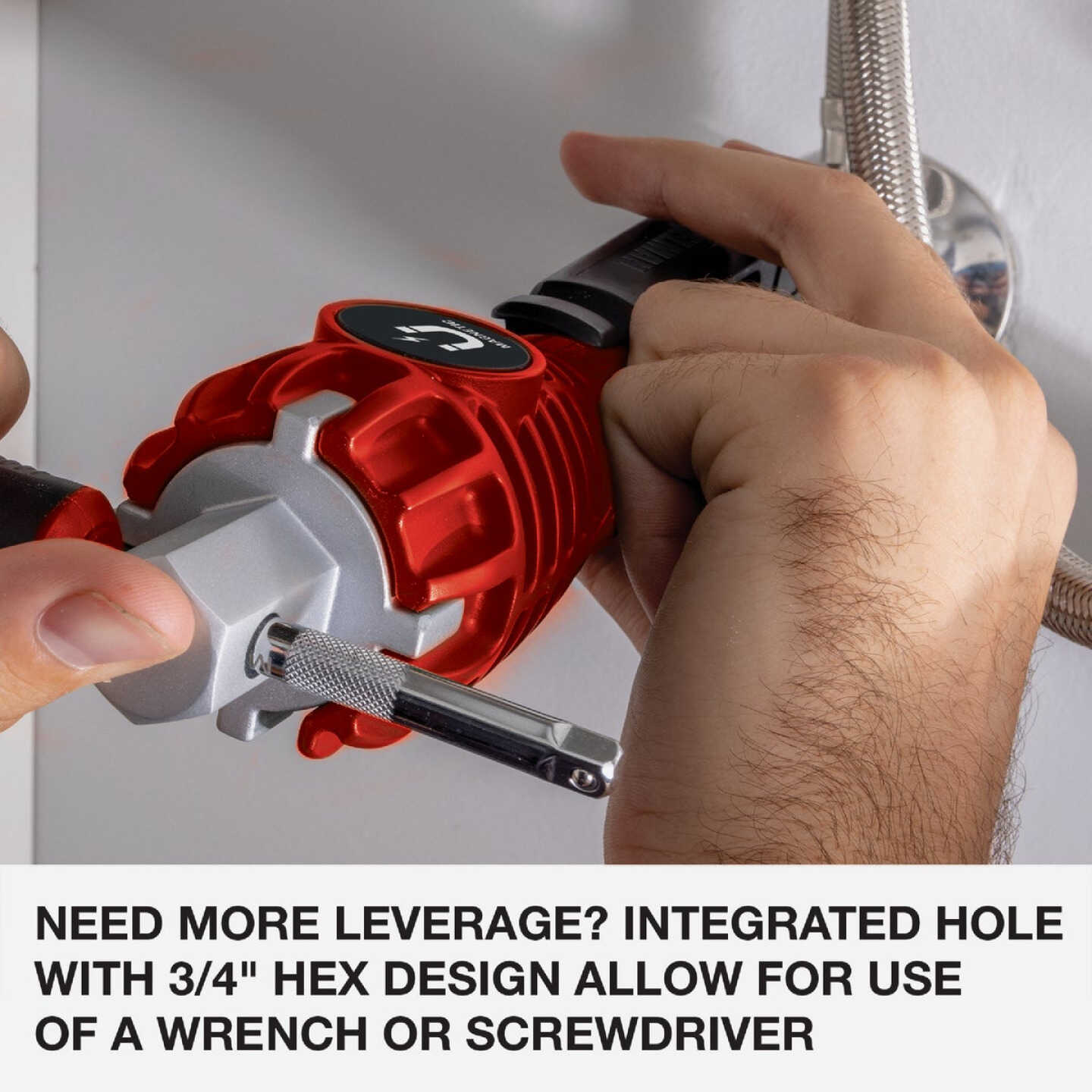 Steelman Faucet Wrench with Rechargeable LED Light Image 6