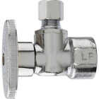 Do it Best 1/2 In. FIP x 1/4 In. OD Chrome-Plated Brass Quarter Turn Angle Valve Image 2