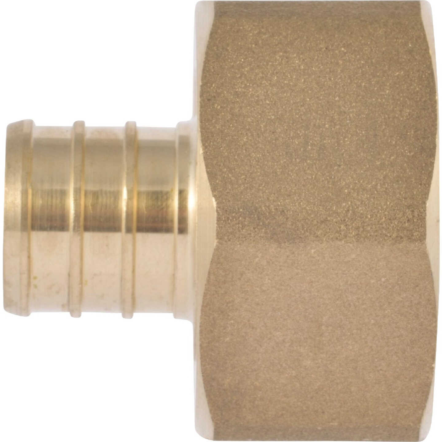 SharkBite 3/4 In. Barb x 1 In. NPSM Brass PEX Swivel Adapter Image 3
