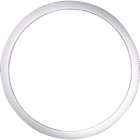 Danco 1-1/2 In. x 1-3/4 In. Clear/White Polyethylene Slip Joint Washer Image 1