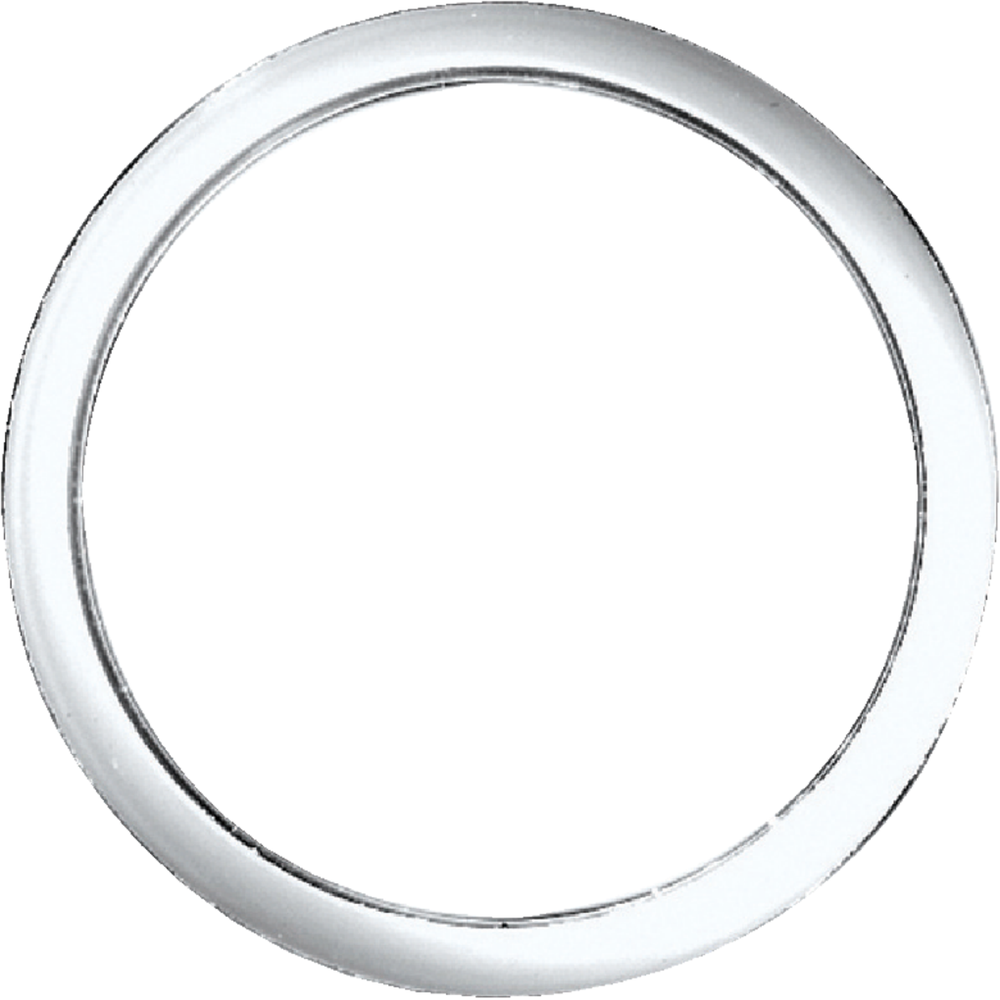 Danco 1-1/4 In. x 1-1/4 In. Clear/White Polyethylene Slip Joint Washer Image 1