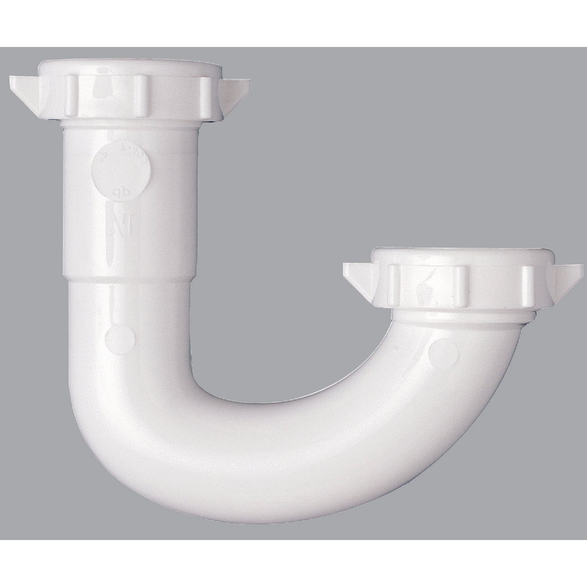 Do it Best 1-1/2 In. White Plastic J-Bend with Reducer Washer