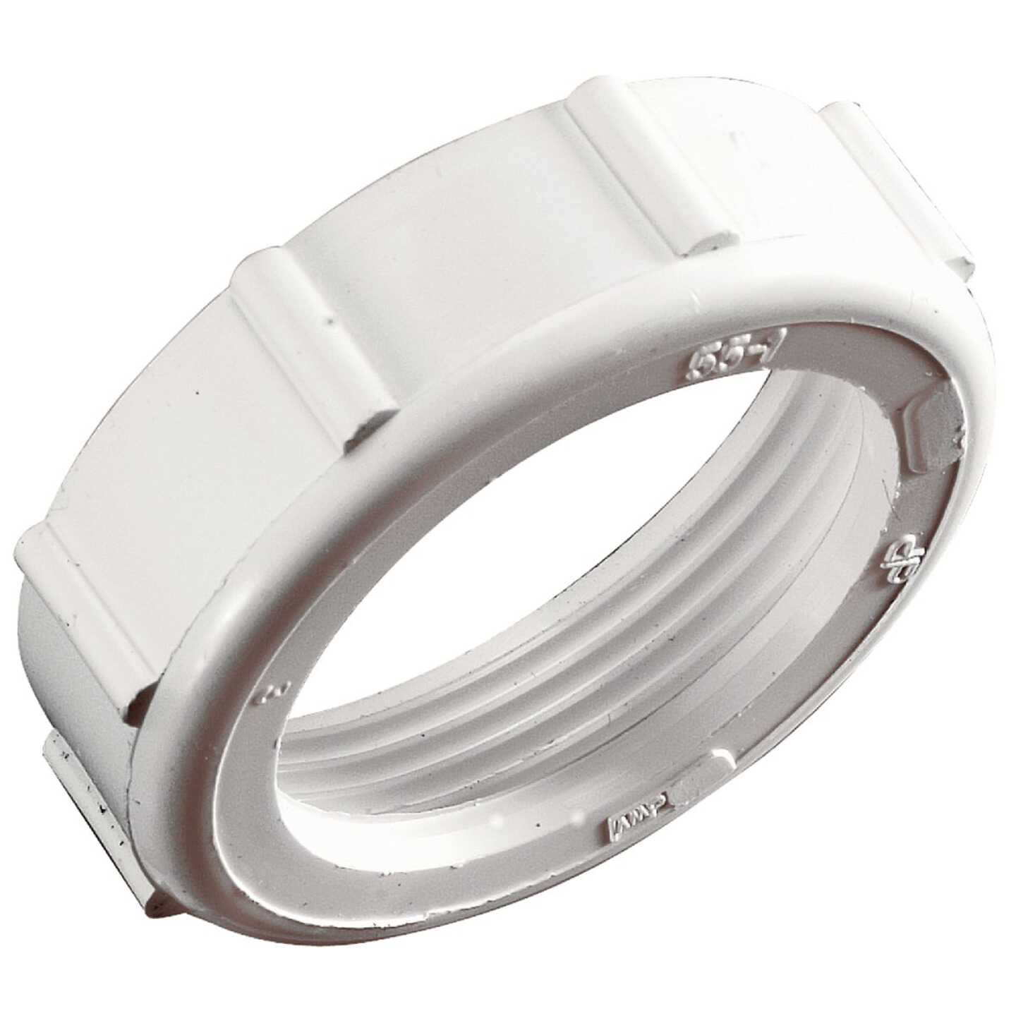 Do it Best 1-1/2 In. x 1-1/2 In. White Plastic Slip Joint Nut and Washer Image 2