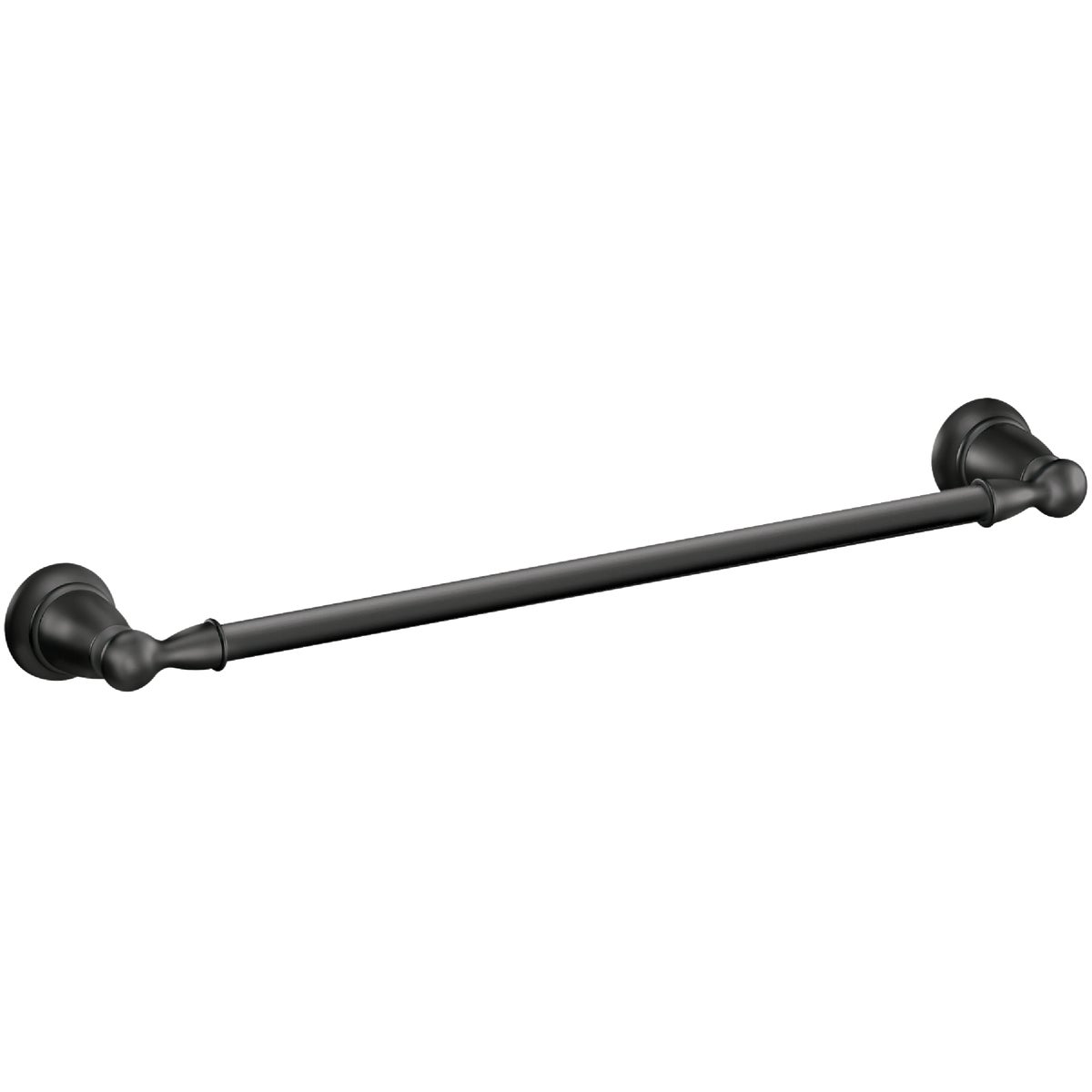 Moen Banbury 24 In. Towel Bar, Matte Black Image 1