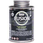 Oatey FUSION 4 Oz. Single-Step Medium Bodied Clear Priming PVC Cement Image 1
