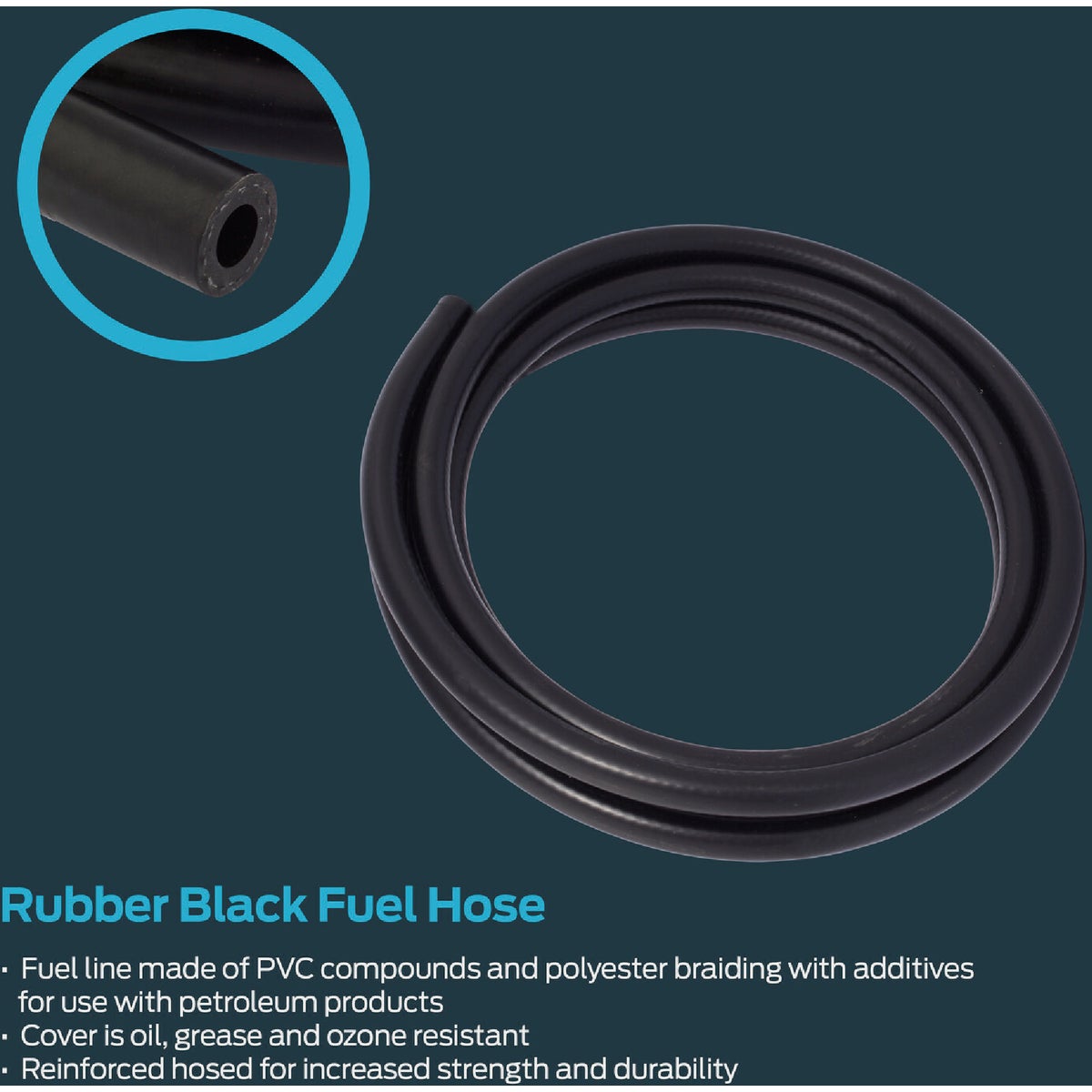 EZ-Flo 10 Ft. 1/4 In. ID Fuel Hose Image 3