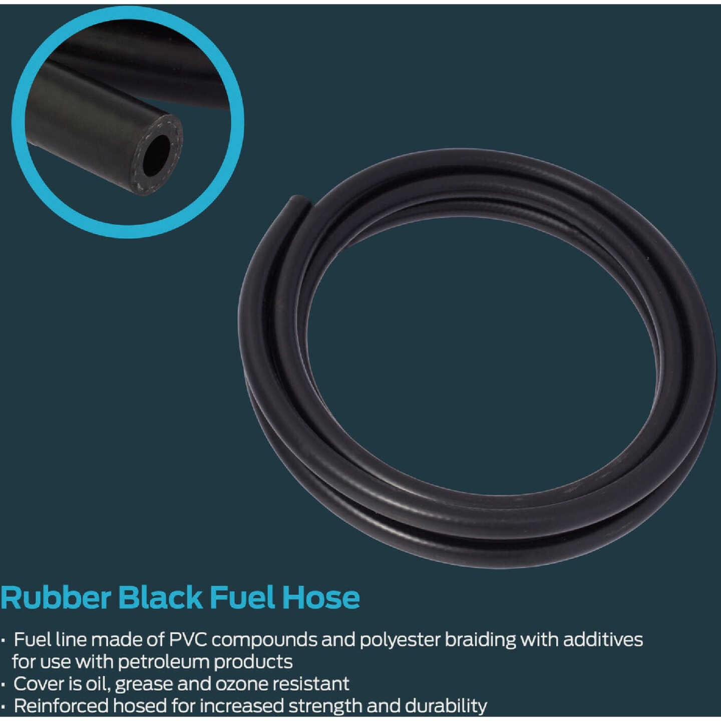 EZ-Flo 10 Ft. 1/4 In. ID Fuel Hose Image 3