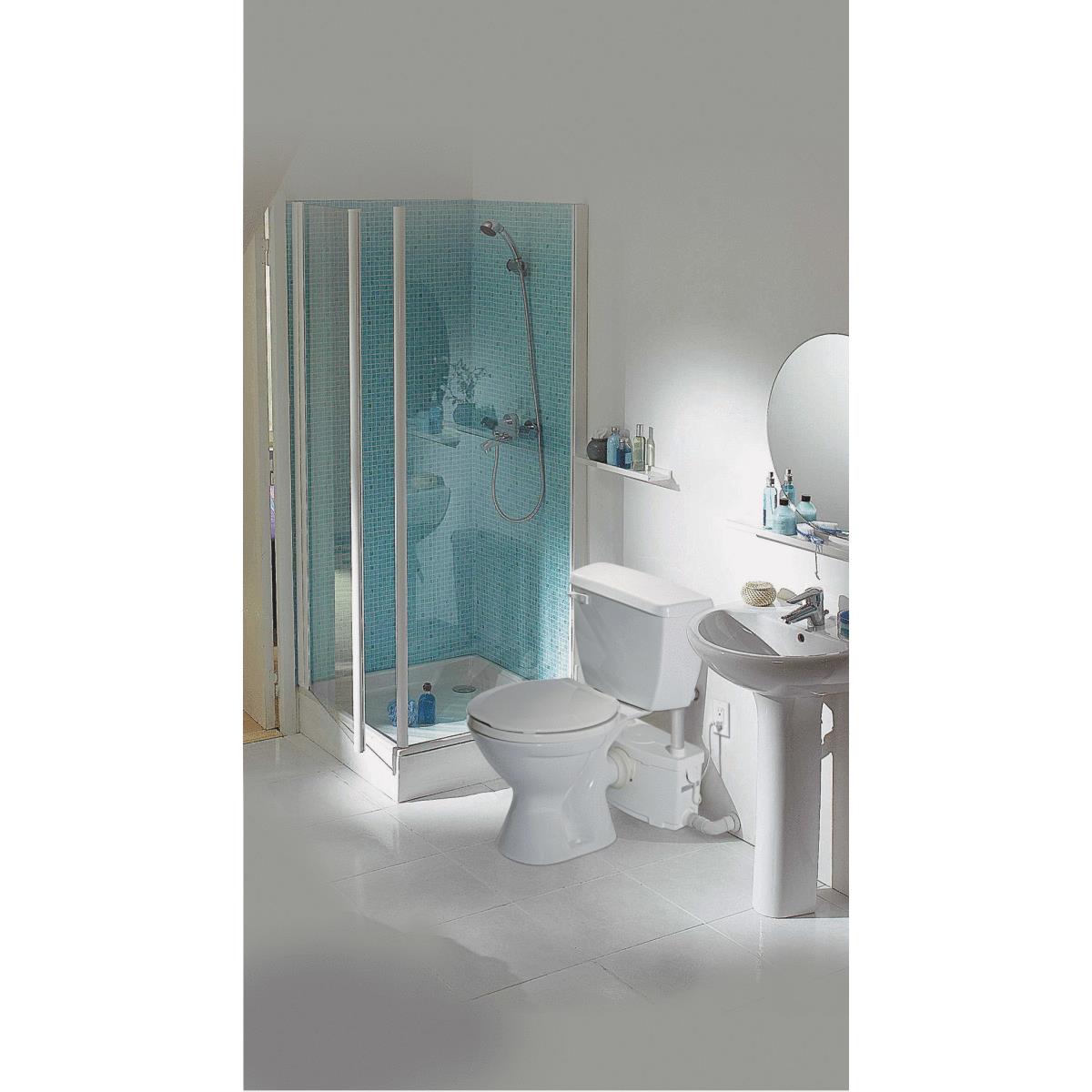 Saniflo White Upflush Toilet Bowl