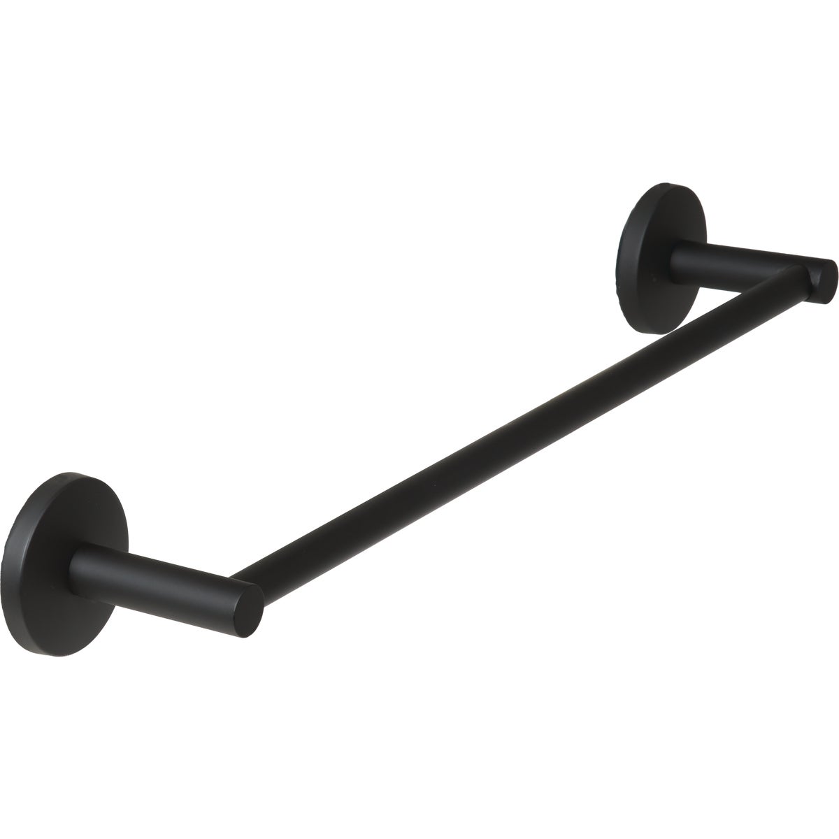 Home Impressions Triton 18 In. Matte Black Towel Bar Image 2