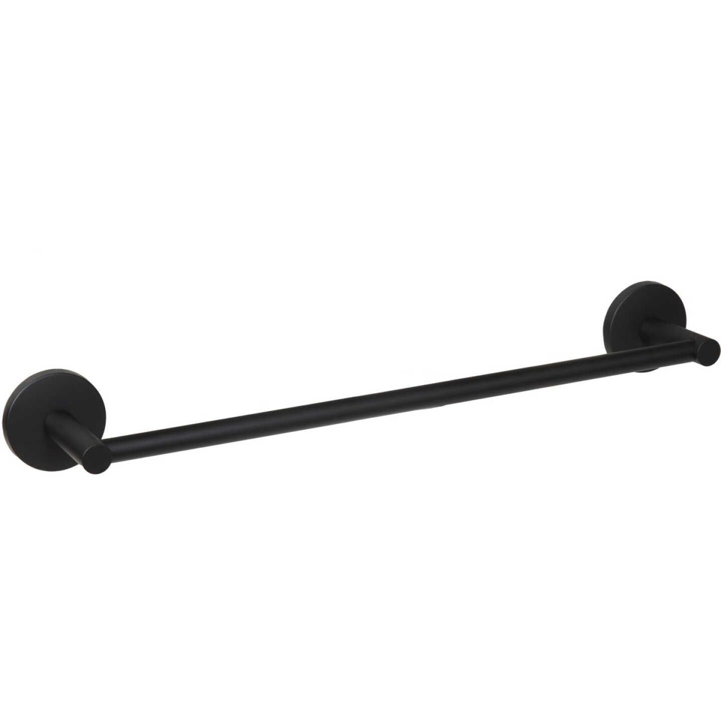 Home Impressions Triton 18 In. Matte Black Towel Bar Image 1