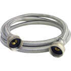 Lasco 3/4 In. x 5 Ft. Stainless Steel Washing Machine Hose Image 1