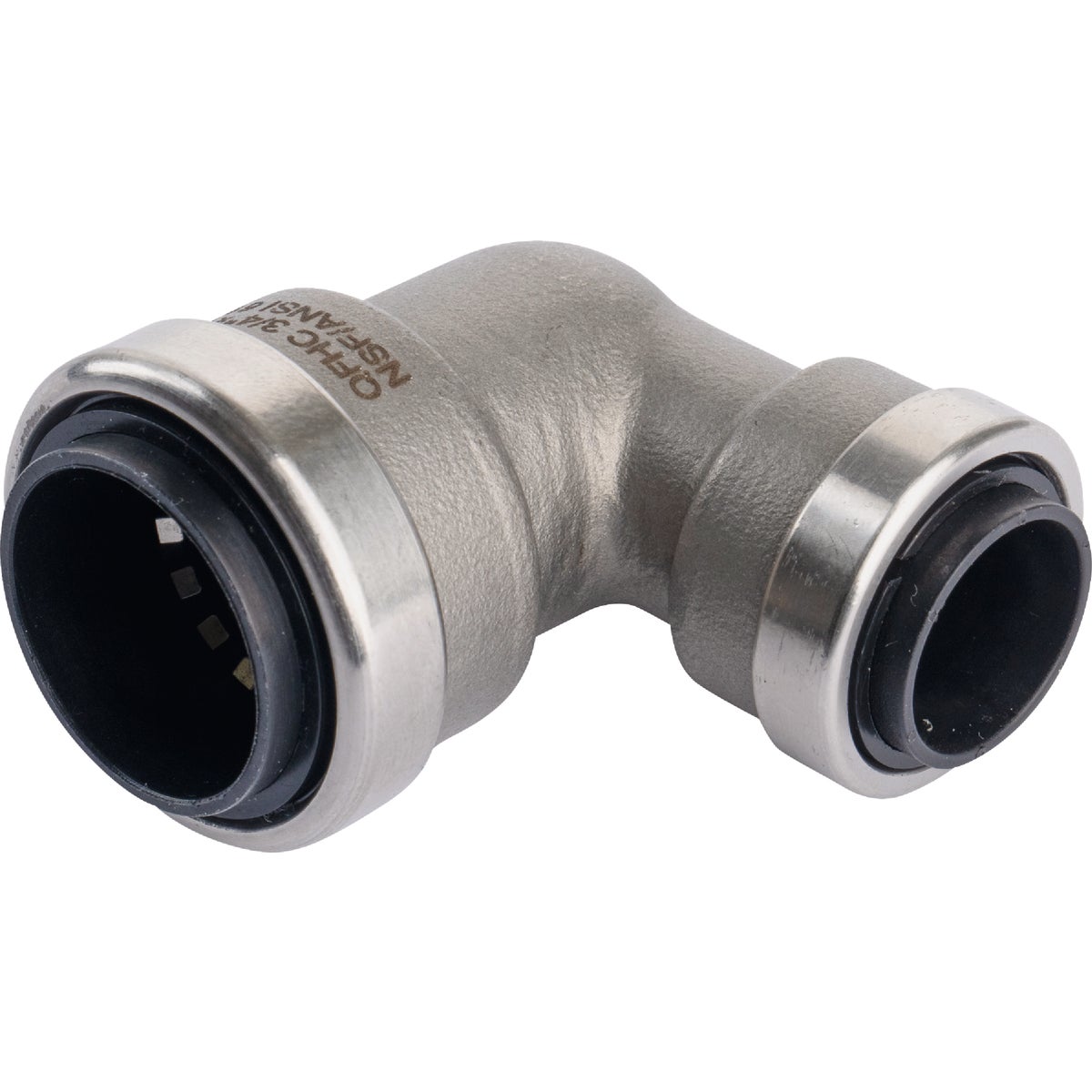 QuickFitting 3/4 In. x 1/2 In. Push-to-Connect Stainless Steel 90-Degree Reducing Elbow Image 5