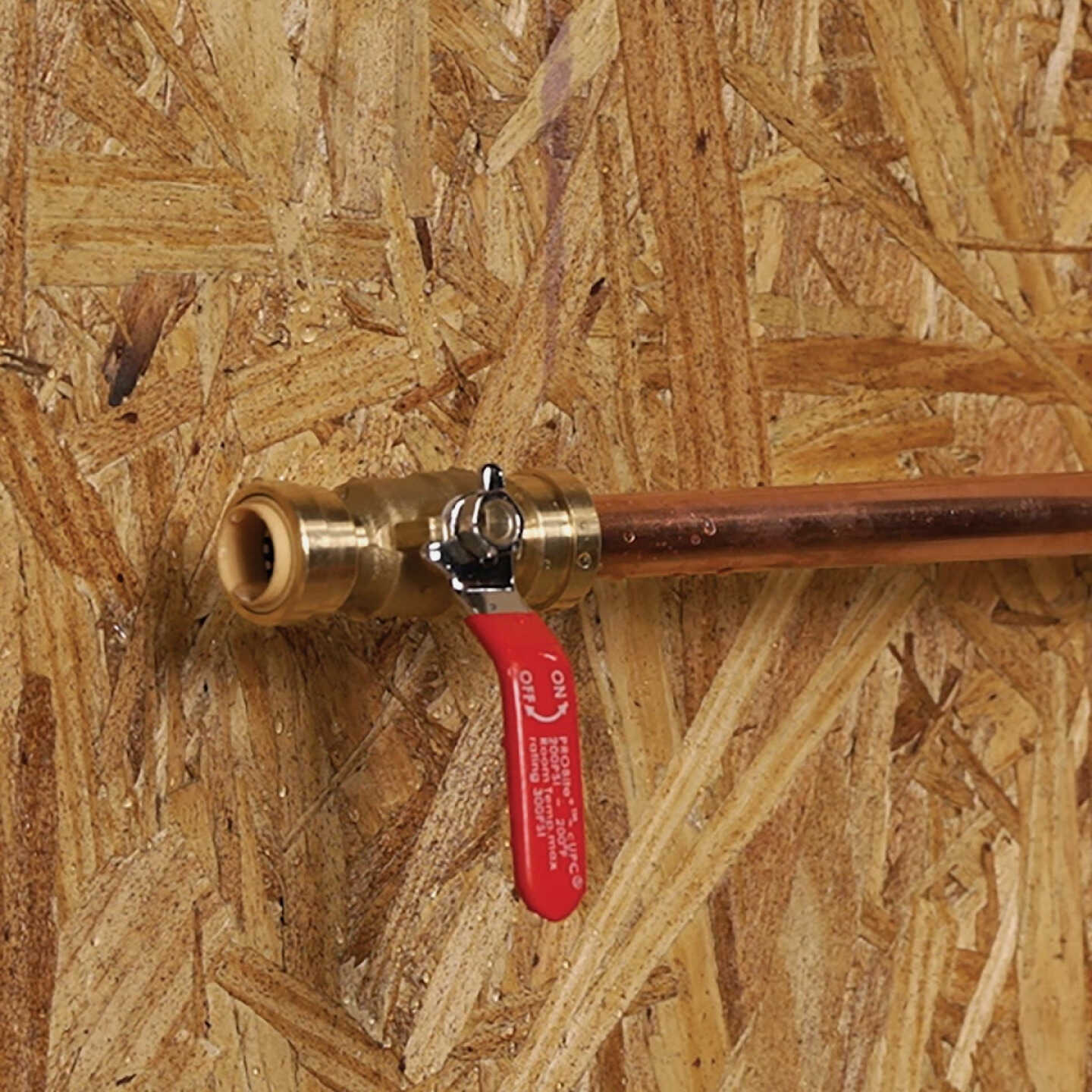 QuickFitting 3/4 In. Push-to-Connect Brass Full Port Ball Valve Image 2