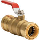 QuickFitting 3/4 In. Push-to-Connect Brass Full Port Ball Valve Image 1