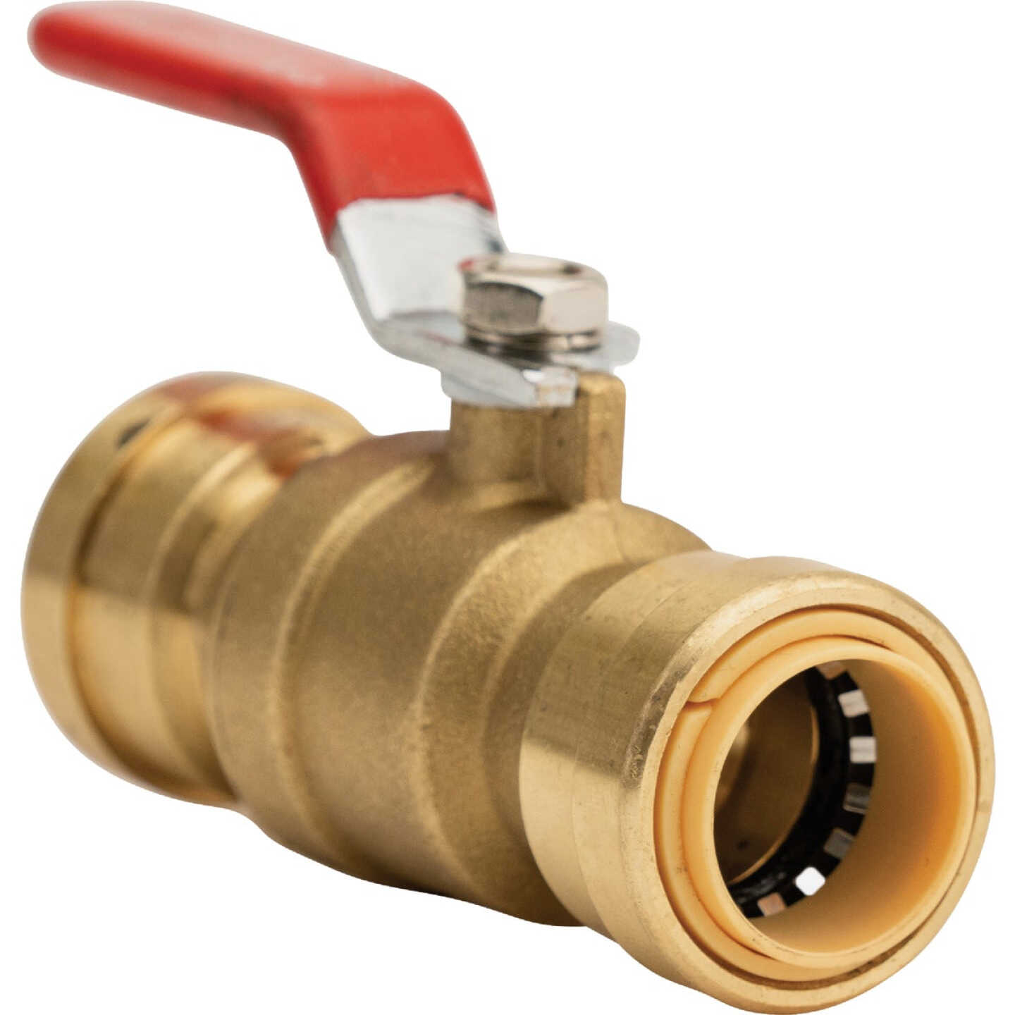 QuickFitting 3/4 In. Push-to-Connect Brass Full Port Ball Valve Image 1