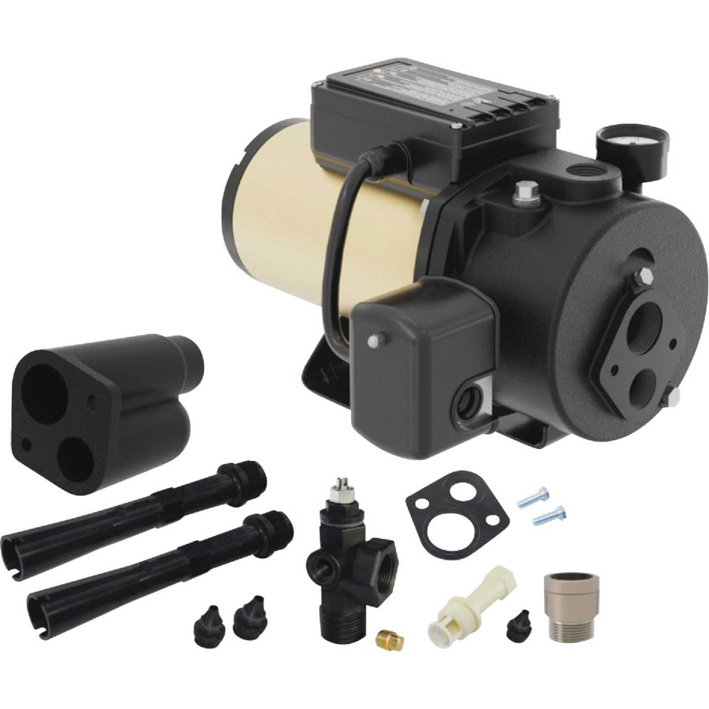 K2 IntelliJet 3/4 HP Heavy-Duty Cast Iron Convertible Deep Well Jet Pump Image 1