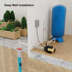 K2 IntelliJet 3/4 HP Heavy-Duty Cast Iron Convertible Deep Well Jet Pump Image 2