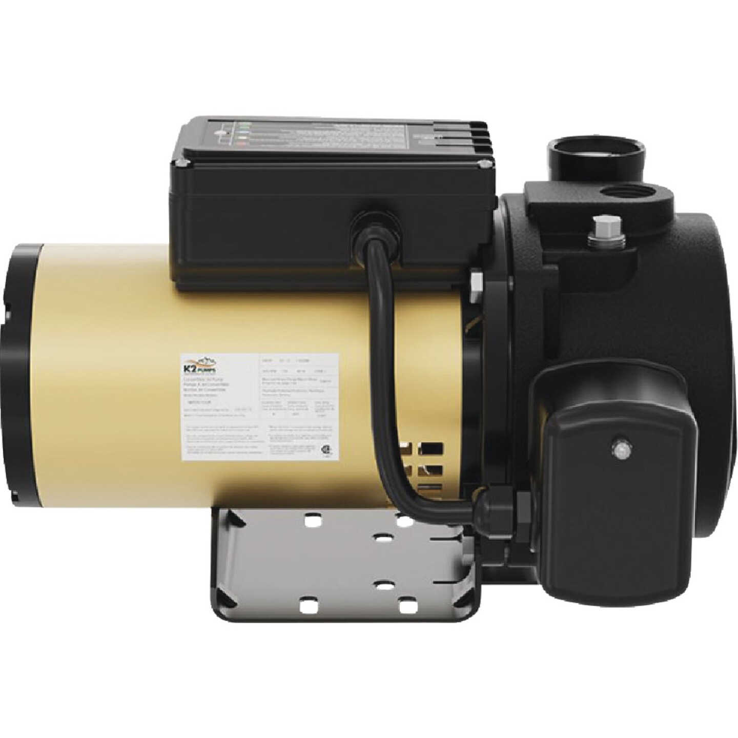 K2 IntelliJet 3/4 HP Heavy-Duty Cast Iron Convertible Deep Well Jet Pump Image 6