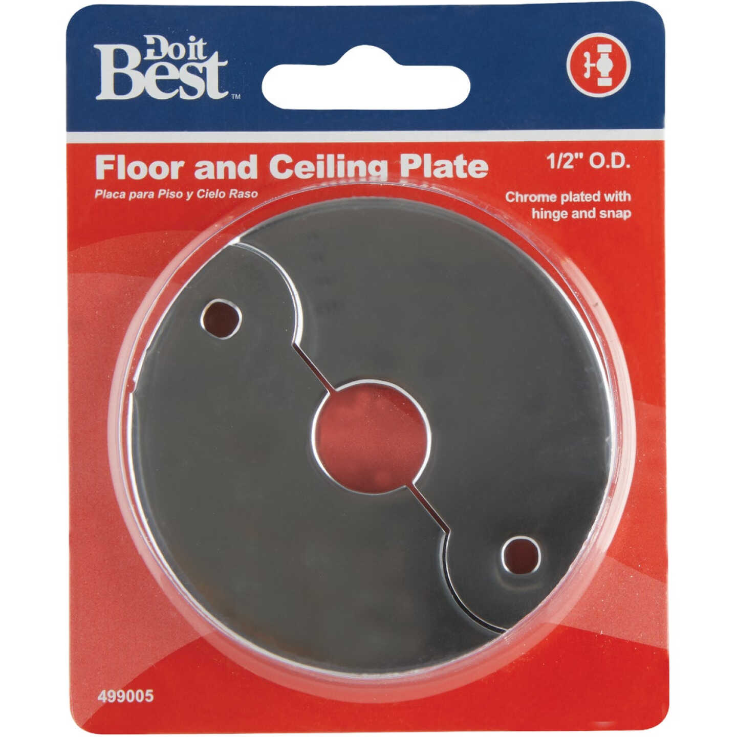 Do it Best Chrome-Plated 3/8 In. IPS Split Plate Image 2