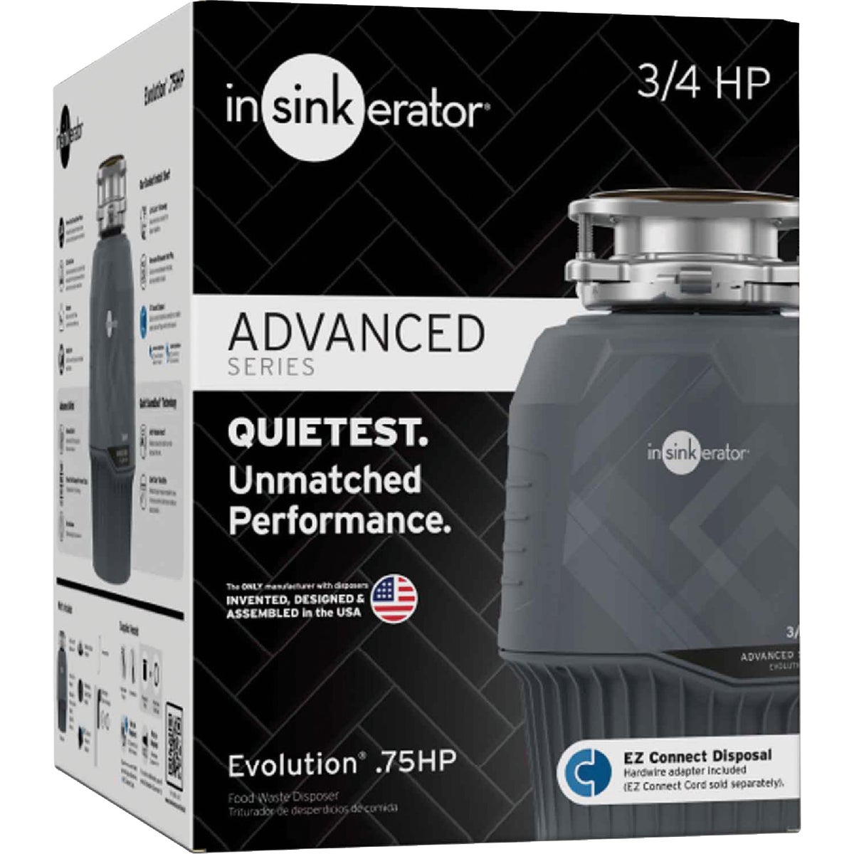 Insinkerator Evolution 3/4 HP Garbage Disposer, 9 Year Warranty Image 7