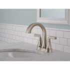 Delta Dallace Stainless 2-Handle Centerset Bathroom Faucet Image 2