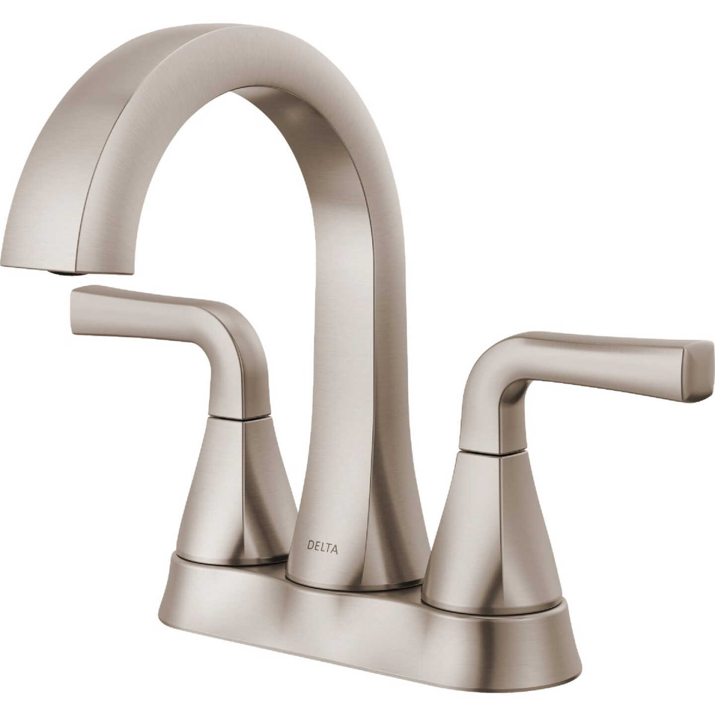 Delta Dallace Stainless 2-Handle Centerset Bathroom Faucet Image 1
