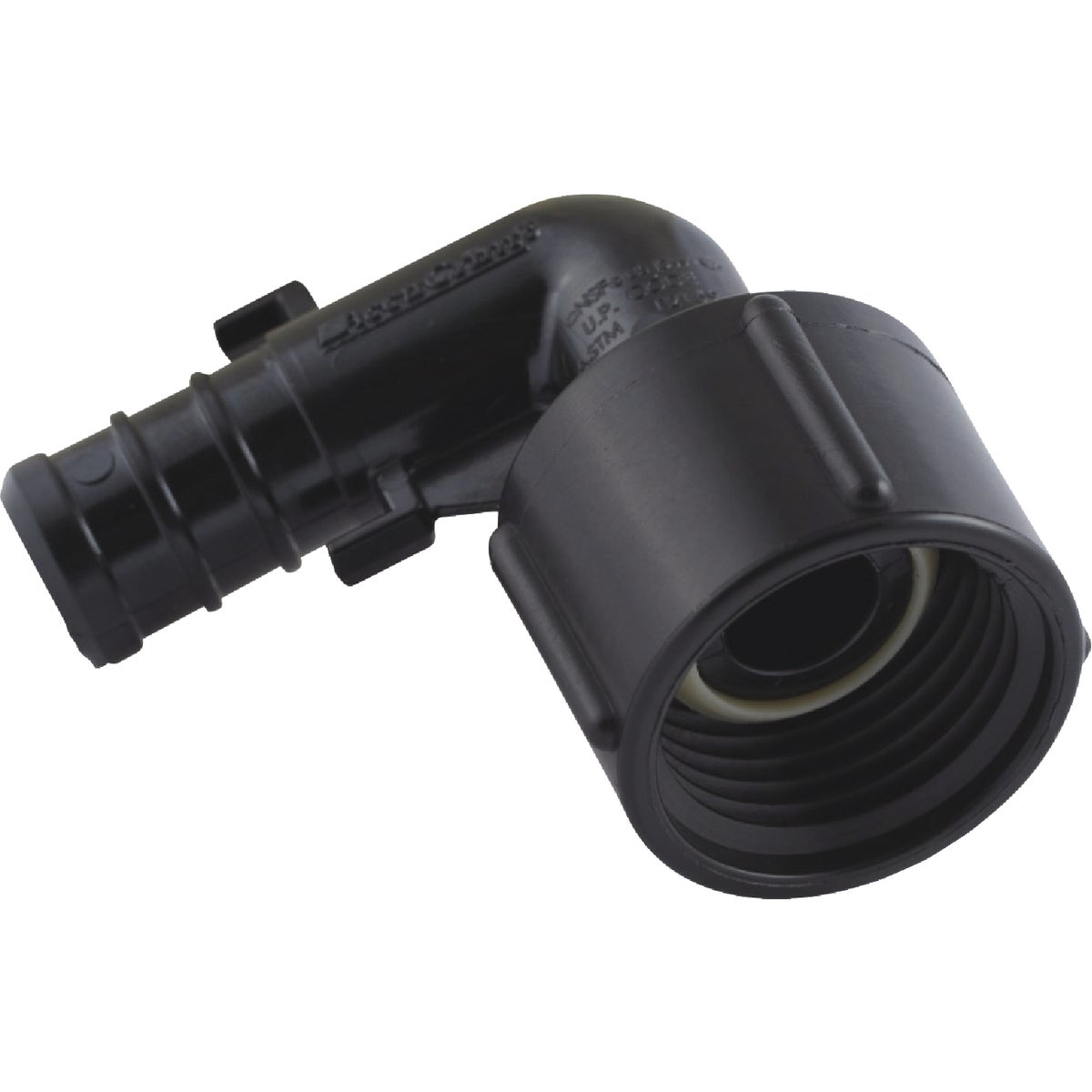 SharkBite PEX-B 1/2 In. x 1/2 In. Poly Alloy Barb Swivel Elbow Adapter (5-Pack)