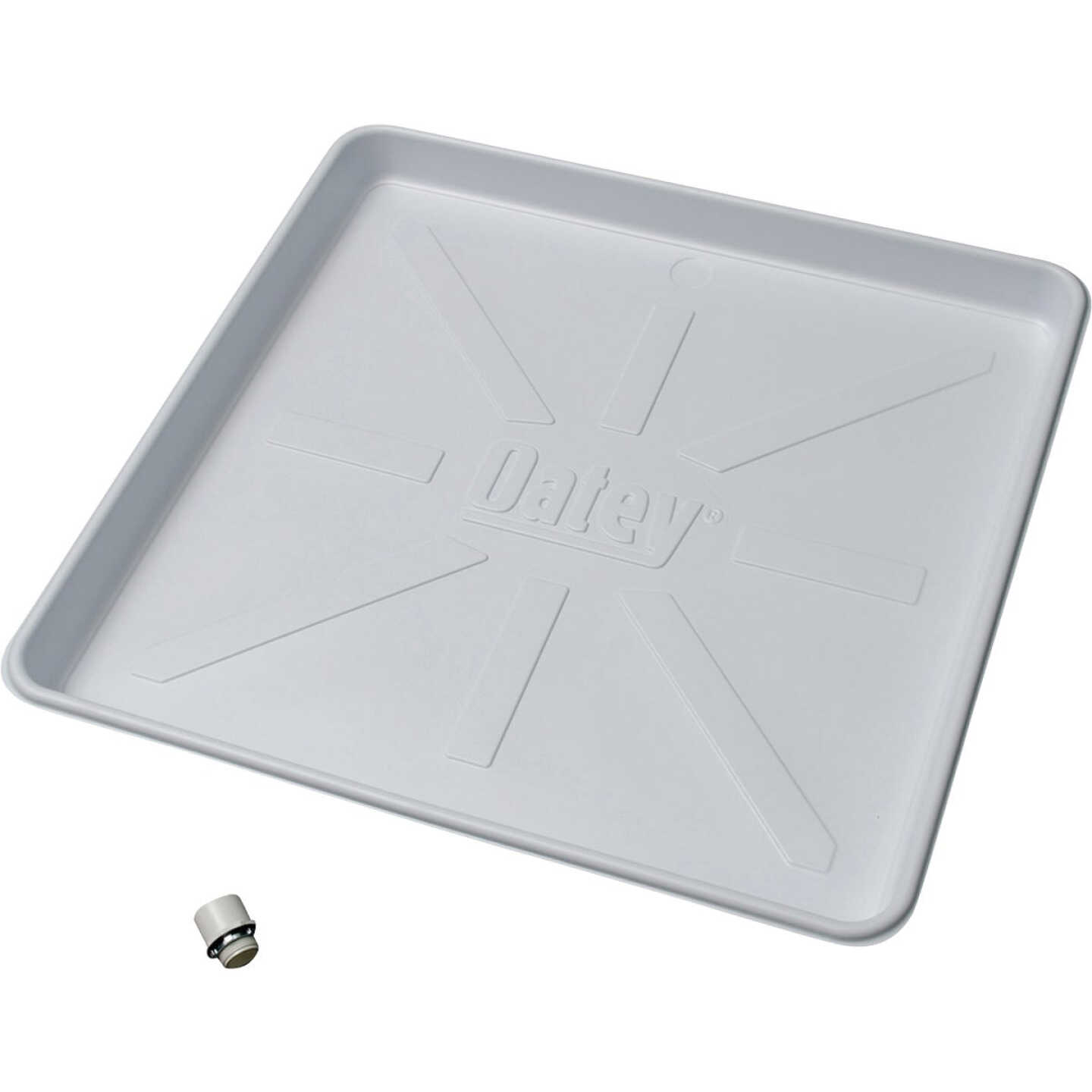 Oatey 28 In. x 30 In. Plastic Washing Machine Drain Pan Image 1