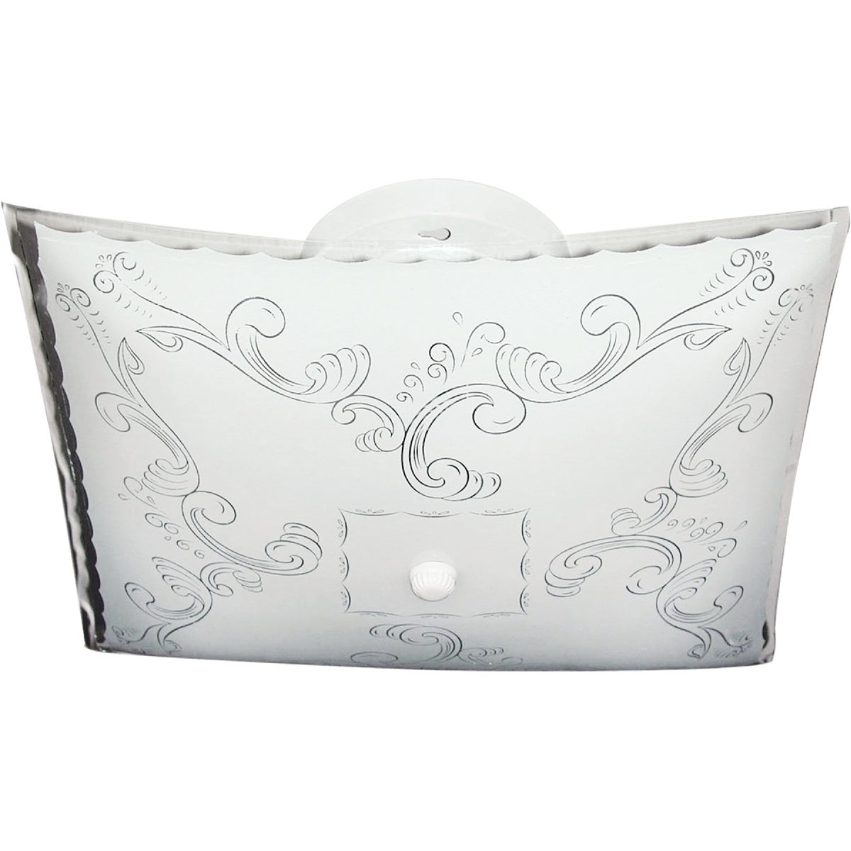 Canarm 12 In. White Incandescent Flush Mount Ceiling Light Fixture