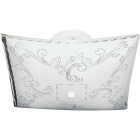 Canarm 12 In. White Incandescent Flush Mount Ceiling Light Fixture Image 1