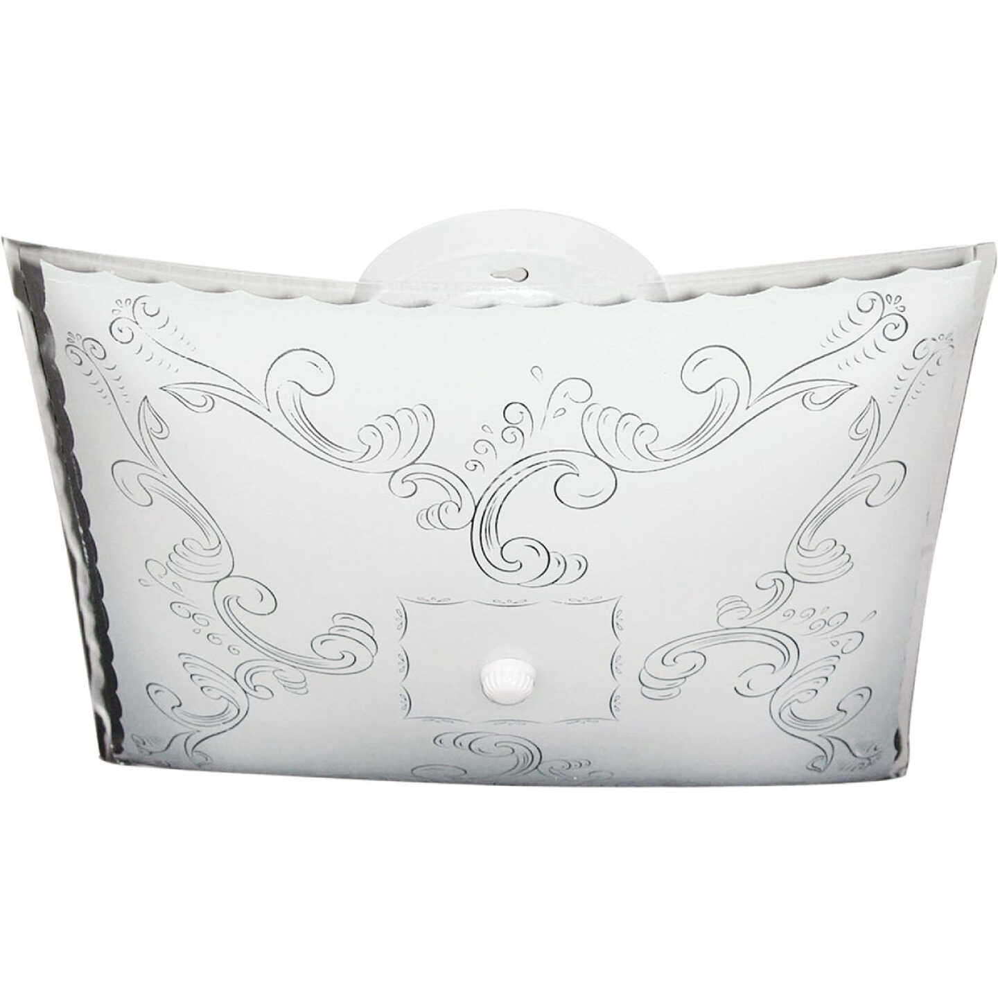 Canarm 12 In. White Incandescent Flush Mount Ceiling Light Fixture Image 1