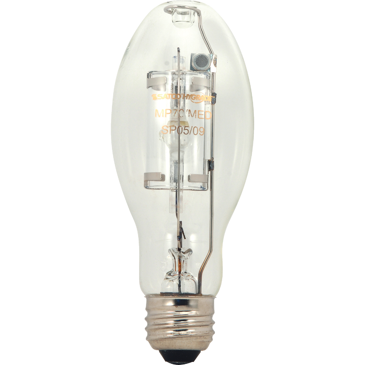 Satco 100W Clear ED17 Medium Metal Halide High-Intensity Light Bulb Image 1