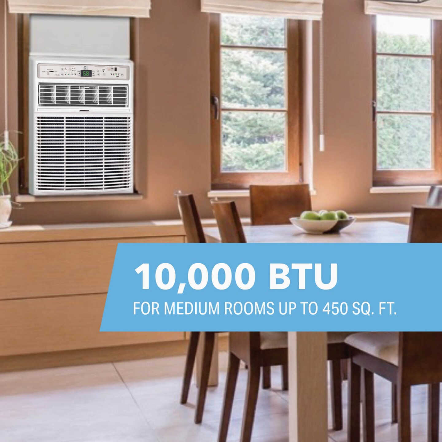 Perfect Aire 10,000 BTU 450 Sq. Ft. Slider Or Casement Window Air Conditioner with Remote Control Image 5