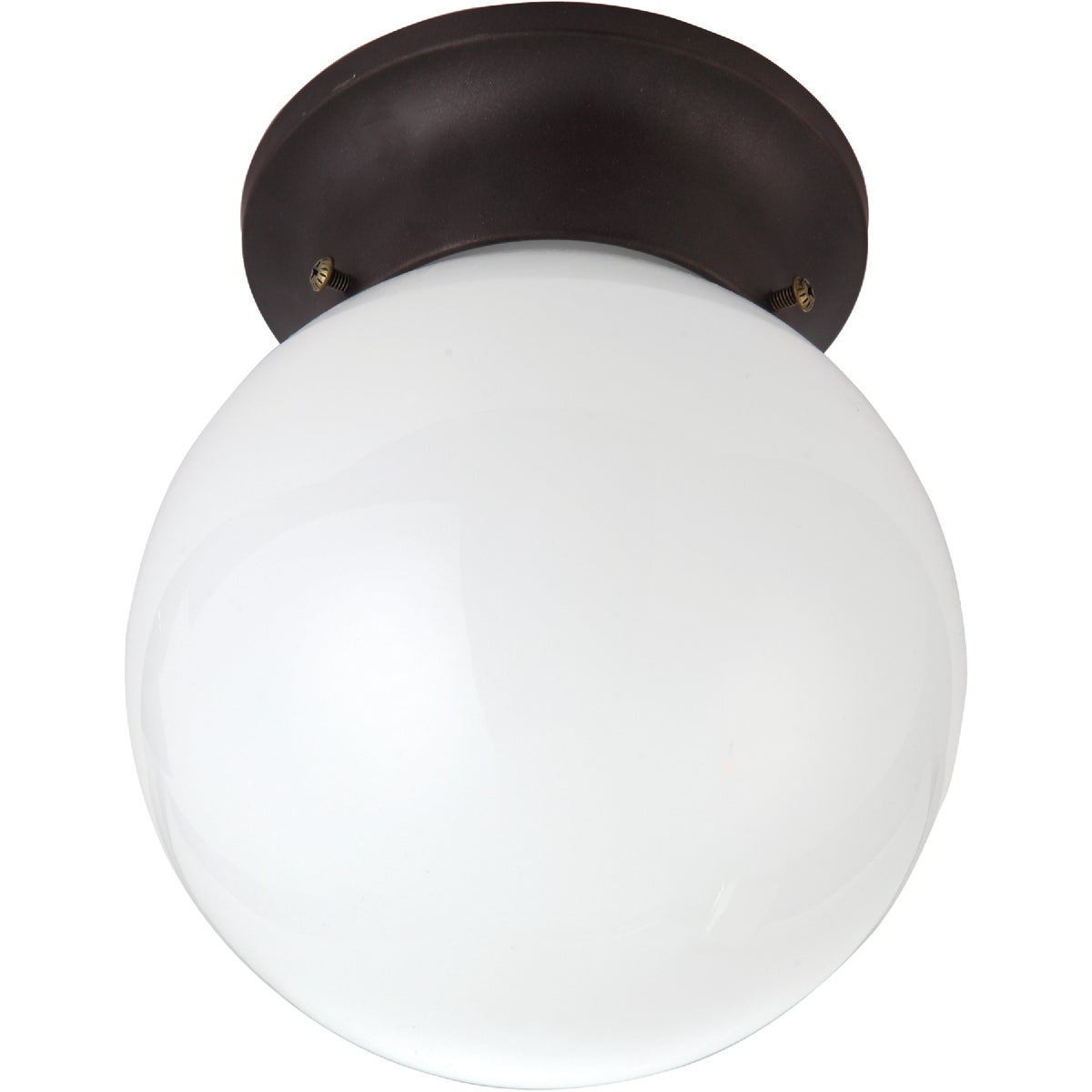 Canarm 6 In. Oil Rubbed Bronze Incandescent Flush Mount Ceiling Light Fixture Image 1