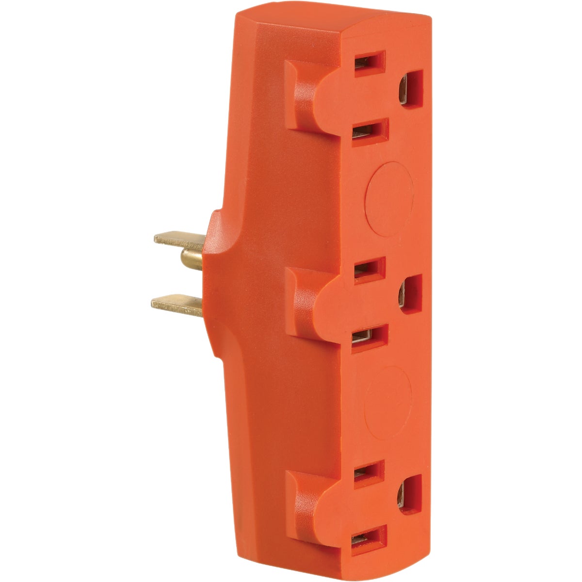 Leviton Orange 15A 3-Outlet Tap